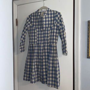 Vintage The Burnt Soul Checkered Dress